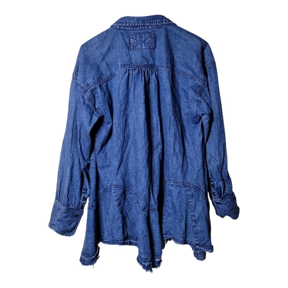 We The Free - Free People - Freya Denim Top - Picture 4 of 9